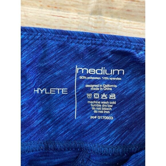 Hylete Women's Blue Nimbus Caprite Athletic Leggings - Medium - Picture 10 of 12